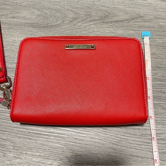 Stella&Dot Call Me Barbiecore Wristlet Red Wallet - Picture 11 of 12